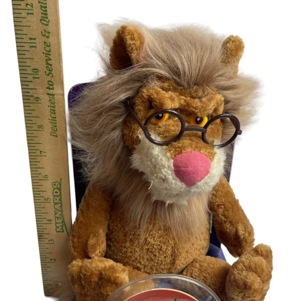 Between The Lions Theo Plush Stuffed Toy Word Wheel Educational Eden PBS